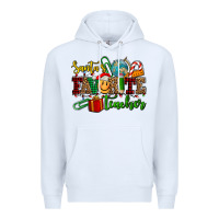 White santa's favorite teacher Premium Hoodie - AdoDesignShop