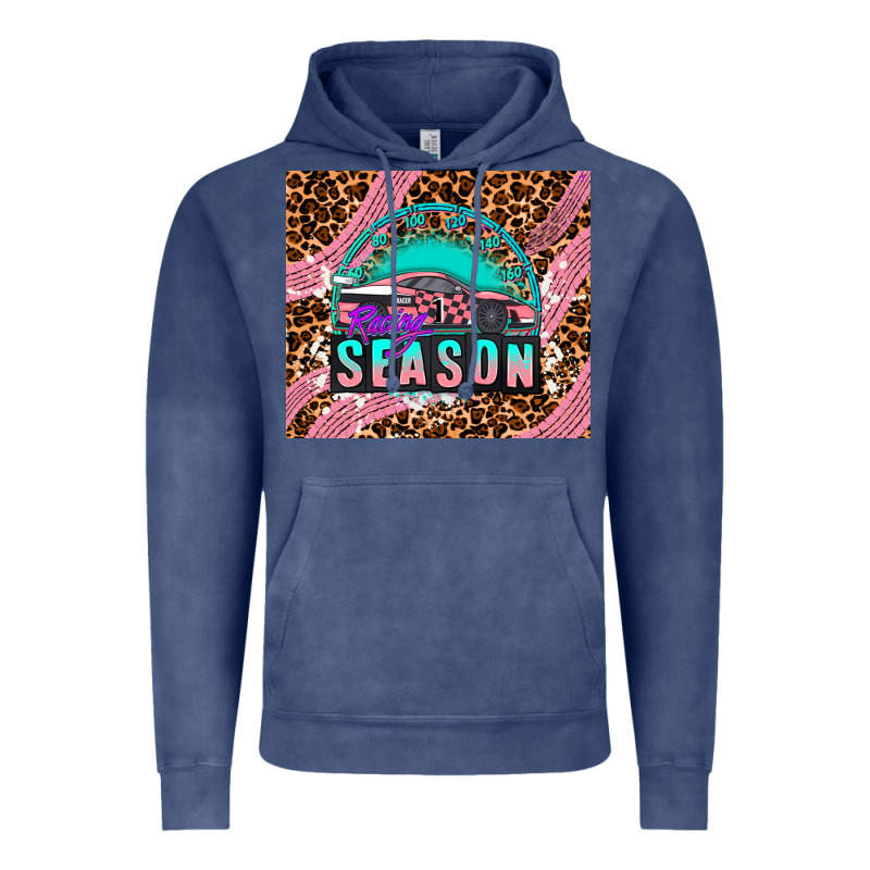 Pink Racing Car Vintage Hoodie by AdoDesignShop | Teevron