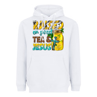 White raised on sweet tea and jesus Heavyweight Hoodie - texasbilliewilder