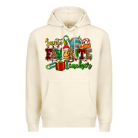 Sandshell santa's favorite teacher Premium Hoodie - AdoDesignShop