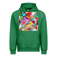 Emerald flowers ice cream fruit Urban Hoodie - BundleAndBundleShop