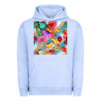 Pigment Grape Ice flowers ice cream fruit Urban Hoodie - BundleAndBundleShop
