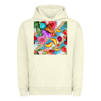 Flowers Ice Cream Fruit Urban Hoodie | Teevron