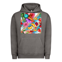 Pigment Tornado flowers ice cream fruit Urban Hoodie - BundleAndBundleShop