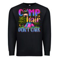 Black camp hair don't care Premium Sweatshirt - Zillion Design Studio