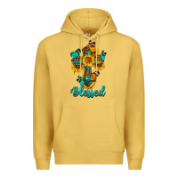Antique Gold cross with butterfly blessed Premium Hoodie - BundleAndBundleShop