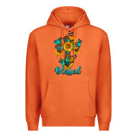 Carrot cross with butterfly blessed Premium Hoodie - BundleAndBundleShop