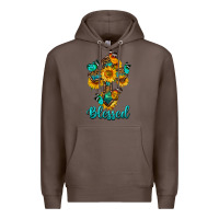 Coffee cross with butterfly blessed Premium Hoodie - BundleAndBundleShop