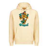 Pina Colada cross with butterfly blessed Premium Hoodie - BundleAndBundleShop