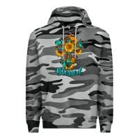 Slate Camo cross with butterfly blessed Premium Hoodie - BundleAndBundleShop
