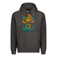 Smoke cross with butterfly blessed Premium Hoodie - BundleAndBundleShop