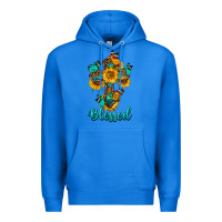 True Royal cross with butterfly blessed Premium Hoodie - BundleAndBundleShop