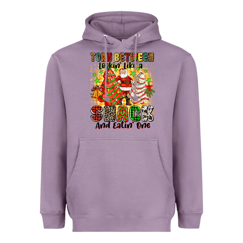 Torn Between Lookin' Like A Snack And Eatin' One Heavyweight Hoodie by Zillion Design Studio | Teevron