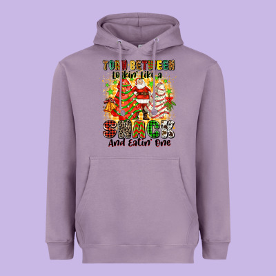 Torn Between Lookin' Like A Snack And Eatin' One Heavyweight Hoodie Designed By Zillion Design Studio