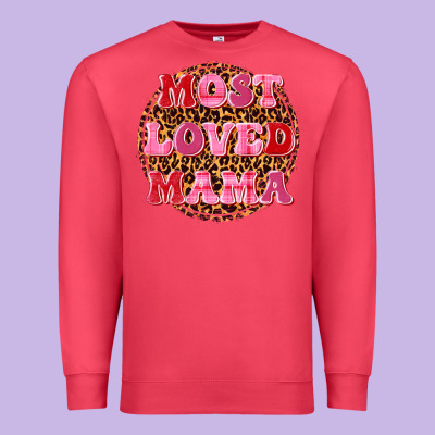 Most Loved Mama Premium Sweatshirt Designed By Texasbilliewilder