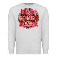 Dove Grey most loved mama Premium Sweatshirt - texasbilliewilder