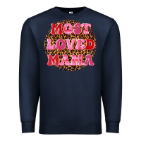 Navy most loved mama Premium Sweatshirt - texasbilliewilder