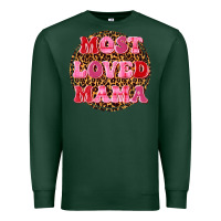Sports Green most loved mama Premium Sweatshirt - texasbilliewilder