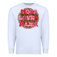 White most loved mama Premium Sweatshirt - texasbilliewilder