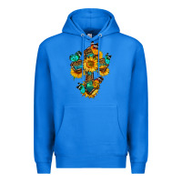 True Royal cross with butterfly Premium Hoodie - BundleAndBundleShop