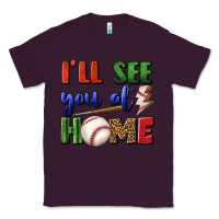 Plum i'll see you at home Classic Tee - BundleAndBundleShop