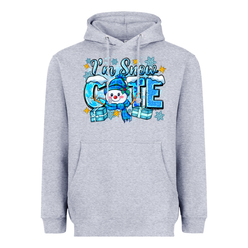 I'm Snow Cute Heavyweight Hoodie by Zillion Design Studio | Teevron