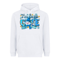 White i'm snow cute Heavyweight Hoodie - Zillion Design Studio