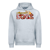 Heather Grey all you need is love Urban Hoodie - AdoDesignShop