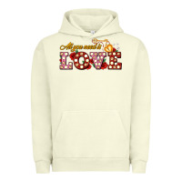 Pigment Pistachio all you need is love Urban Hoodie - AdoDesignShop