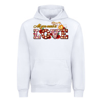 White all you need is love Urban Hoodie - AdoDesignShop