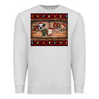 Dove Grey hohoho christmas cows Premium Sweatshirt - RanaPortraitStore