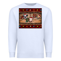 White hohoho christmas cows Premium Sweatshirt - RanaPortraitStore