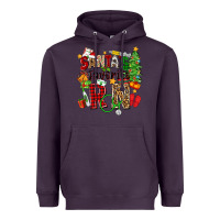 Plum santa's favorite rn Heavyweight Hoodie - Zillion Design Studio