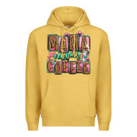 Antique Gold mama needs coffee mother's day Premium Hoodie - Jasminsmagicworld