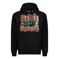Black mama needs coffee mother's day Premium Hoodie - Jasminsmagicworld