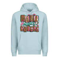 Blue Mist mama needs coffee mother's day Premium Hoodie - Jasminsmagicworld