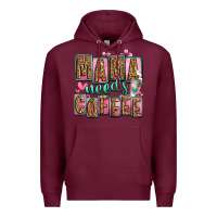 Burgundy mama needs coffee mother's day Premium Hoodie - Jasminsmagicworld