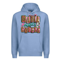 Colony Blue mama needs coffee mother's day Premium Hoodie - Jasminsmagicworld