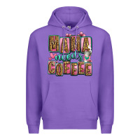 Purple mama needs coffee mother's day Premium Hoodie - Jasminsmagicworld