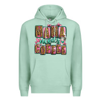 Seafoam mama needs coffee mother's day Premium Hoodie - Jasminsmagicworld
