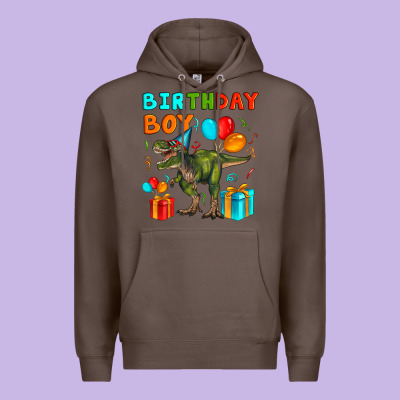Birthday Boy T Rex Premium Hoodie Designed By Artiststas