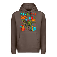 Coffee birthday boy t rex Premium Hoodie - Artiststas