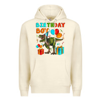 Sandshell birthday boy t rex Premium Hoodie - Artiststas
