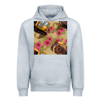 Heather Grey trencher chain seamless pattern Urban Hoodie - BundleAndBundleShop