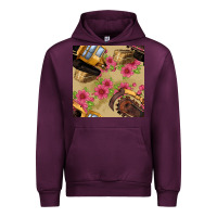 Mauve Wine trencher chain seamless pattern Urban Hoodie - BundleAndBundleShop