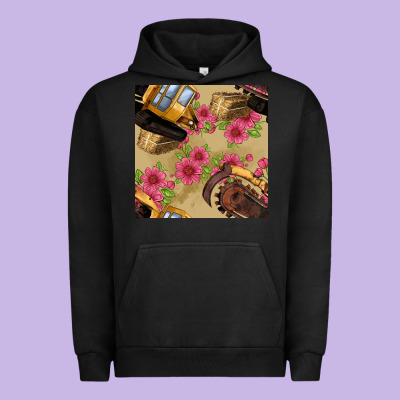 Trencher Chain Seamless Pattern Urban Hoodie Designed By Bundleandbundleshop