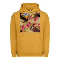 Pigment Peanut Butter trencher chain seamless pattern Urban Hoodie - BundleAndBundleShop