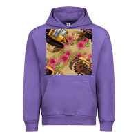 Tulip trencher chain seamless pattern Urban Hoodie - BundleAndBundleShop