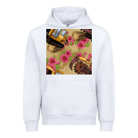 White trencher chain seamless pattern Urban Hoodie - BundleAndBundleShop