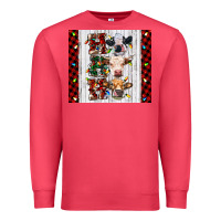 Cardinal ho ho ho christmas cow Premium Sweatshirt - RanaPortraitStore